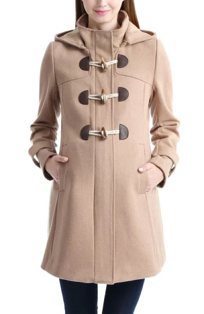 KIMI & KAI KIMI & KAI PAISLEY MATERNITY DUFFLE TOGGLE WOOL COAT