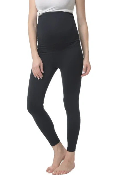 Kimi & Kai Rae Belly Support Maternity Leggings In Black