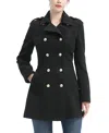 Kimi & Kai Women's Brylee Fitted Wool Pea Coat In Black