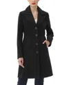 Kimi & Kai Women's Joann Wool Walking Coat In Black