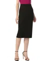 Kimi & Kai Knit Pencil Skirt In Black
