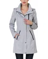 Kimi & Kai Molly Hooded Anorak Jacket In Gray