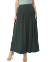 Kimi & Kai Tiered Maxi Skirt In Green