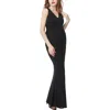 Kimi & Kai Edrei Maternity Mermaid Maxi Dress In Black