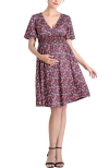 Kimi & Kai Evin V-neck Maternity/nursing Dress