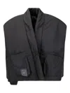 Kimo No-rain Patch-pocket Jacket In Blue