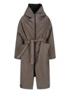 Kimo No-rain Reversible Waterproof Coat In Brown