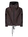 Kimo No-rain Reversible Waterproof Jacket In Brown