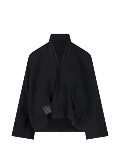 Kimo No-rain High-neck Jacket In Black