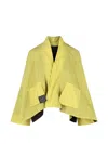 Kimo No-rain Waterproof Cape In Yellow