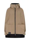 Kimo No-rain Reversible Waterproof Jacket In Beige