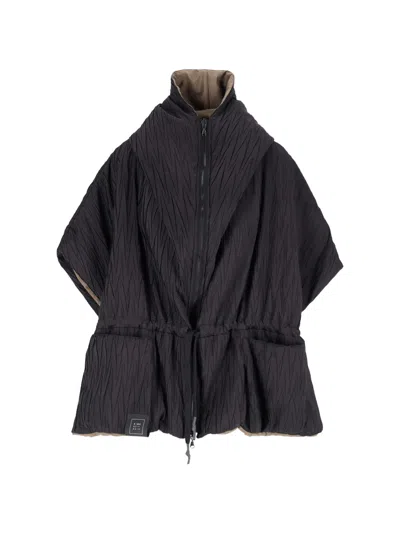 Kimo No-rain Reversible Waterproof Jacket In Black  