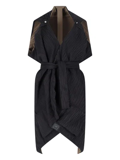 Kimo No-rain Reversible Waterproof Jacket In Black  