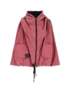 Kimo No-rain Reversible Waterproof Jacket In Pink