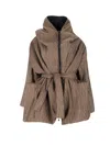 Kimono Rain Reversible Raincoat – Brown/black