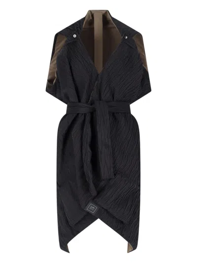 Kimono Rain Reversible Waterproof Jacket – Black/brown