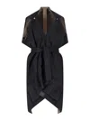 Kimonorain Reversible Waterproof Jacket In Black