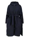 Kimonorain Reversible Coat In Blue