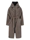 Kimonorain Reversible Waterproof Coat In Brown