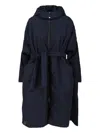 Kimonorain Reversible Coat In Blue