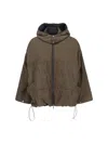 Kimonorain Reversible Waterproof Jacket In Brown