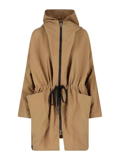 Kimonorain Waterproof Parka In Brown