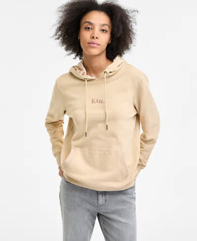 Kin Apparel Women's Satin-hood Long-sleeve Hoodie
