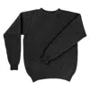 Kinalba Men's Grey Unisex Charcoal Moss Stitch Cashmere Crew Neck Sweater In Black