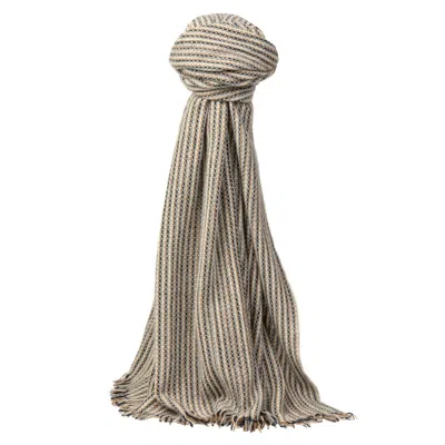 Kinalba Men's Neutrals Talisker Barley Scarf