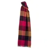 Kinalba Women's Pink / Purple Deluxe Foxglove Block Check Cashmere Scarf In Multi