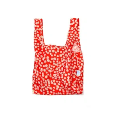Kind Bag Medium Daisy Printed Reusable Bag In Red