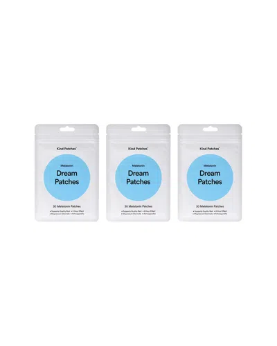 Kind Patches Unisex Dream Patches Melatonin - 30 Count - Pack Of 3 In White