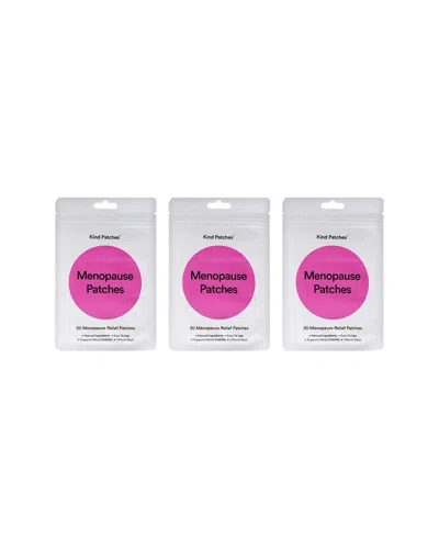 Kind Patches Unisex Menopause Patches - 30 Count - Pack Of 3 In Multi