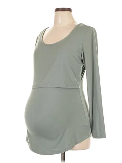 Pre-owned Kindred Bravely 3/4 Sleeve T-shirt In Green