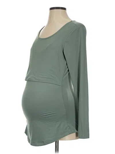 Pre-owned Kindred Bravely 3/4 Sleeve T-shirt In Green