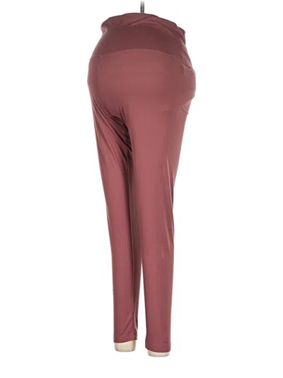 Pre-owned Kindred Bravely Active Pants In Burgundy