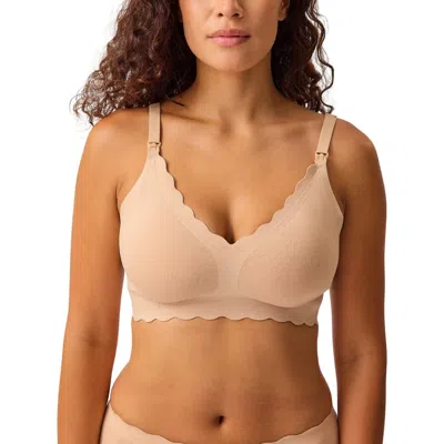 Kindred Bravely Barebond Cotton Maternity & Nursing Bra In Neutral
