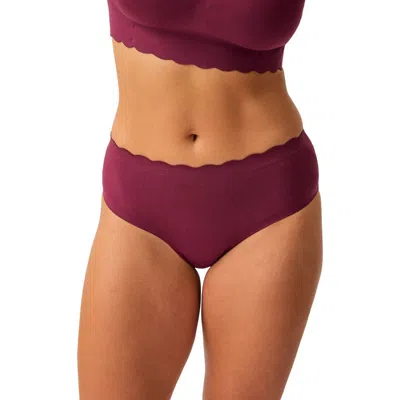 Kindred Bravely Barebond Cotton Maternity & Postpartum Brief In Burgundy