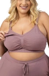 Kindred Bravely Busty Sublime Hands-free Pumping & Nursing Bra In Purple