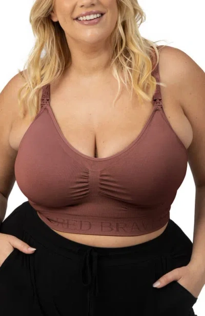 Kindred Bravely Busty Sublime Nursing Bra In Brown