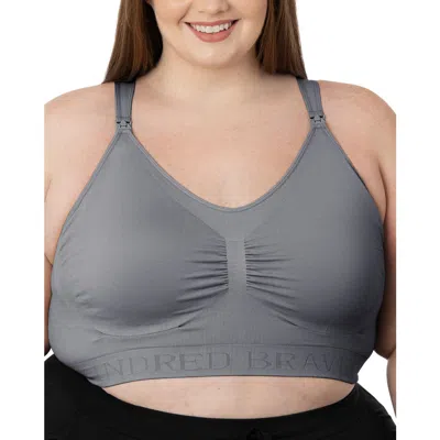 Kindred Bravely Busty Sublime Nursing Bra In Gray