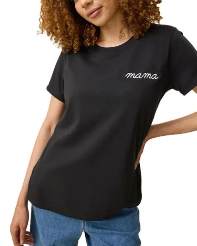 Kindred Bravely Classic Cotton Nursing T-shirt In Black