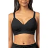 Kindred Bravely Contour Hands-free Pumping & Nursing Bra In Black