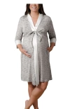 Kindred Bravely Emmaline Robe- Fits L/xl In Gray