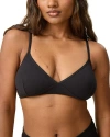 Kindred Bravely Every Stage Triangle Bralette In Black