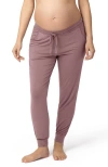 Kindred Bravely Tapered Maternity Lounge Joggers In Pink