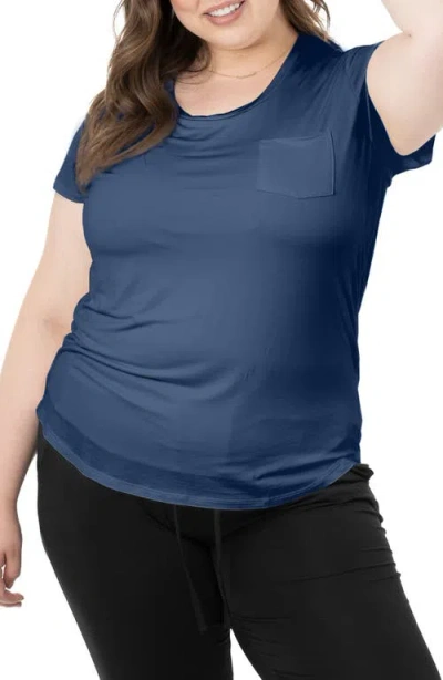Kindred Bravely Everyday Maternity & Nursing T-shirt In Blue