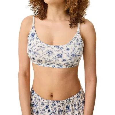 Kindred Bravely French Terry Maternity & Nursing Bralette In Neutral
