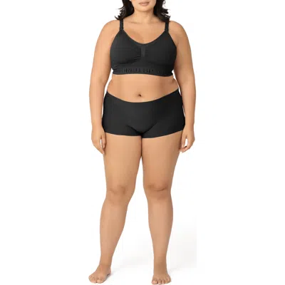 Kindred Bravely Grow With Me Maternity & Postpartum Boyshort In Black