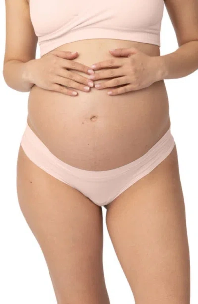 Kindred Bravely Grow With Me Maternity & Postpartum Thong In Pink